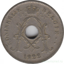 Монета. Бельгия. 10 сантимов 1922 год. BELGIE.