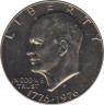 Монета. США. 1 доллар 1976 год. 200 лет независимости США. . Монетный двор S. ав.