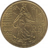 Монета. Франция. 10 центов 2000 год. ав.