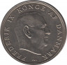  Монета. Дания. 5 крон 1960 год. рев.