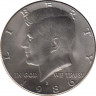 Монета. США. 50 центов 1986 год. Монетный двор D. ав.