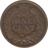 Монета. США. 1 цент 1906 год. рев.