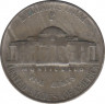 Монета. США. 5 центов 1945 год. Монетный двор P. рев.