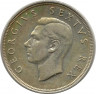 Монета. Южно-Африканская республика (ЮАР). 5 шиллингов 1951 год.