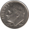  Монета. США. 10 центов 1994 год. Монетный двор P. ав.