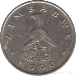 Монета. Зимбабве. 5 центов 1990 год.