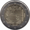 Монета. Андорра. 2 евро 2020 год. ав.