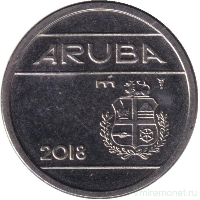 Монета. Аруба. 25 центов 2018 год.