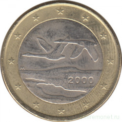 Монета. Финляндия. 1 евро 2000 год.