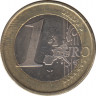 Монета. Финляндия. 1 евро 2000 год. рев.