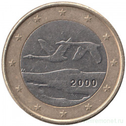 Монета. Финляндия. 1 евро 2000 год.