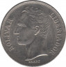 Монета. Венесуэла. 5 боливаров 1987 год. рев.