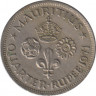 Монета. Маврикий. 1/4 рупии 1971 год. ав.