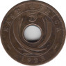 Монета. Британская Восточная Африка. 10 центов 1923 год. ав.
