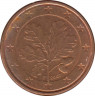 Монета. Германия. 1 цент 2007 год. (F). ав.