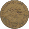 Монета. Центральноафриканский экономический и валютный союз (ВЕАС). 10 франков 1981 год. ав.