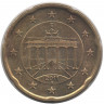 Монета. Германия. 20 центов 2011 год. (A).