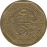 Монета. Перу. 20 сентимо 2010 год. ав.