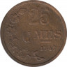  Монета. Люксембург. 25 сантимов 1947 год. ав.