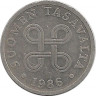 Аверс. Монета. Финляндия. 5 пенни 1986 год.