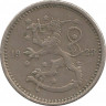 Аверс.Монета. Финляндия. 1 марка 1923 год.