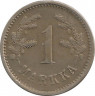 Реверс.Монета. Финляндия. 1 марка 1923 год.
