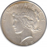 Монета. США. 1 доллар 1925 год. ав.