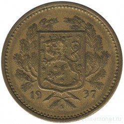 Монета. Финляндия. 5 марок 1937 год.