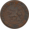 Монета. Нидерланды. 1 цент 1901 год. ав.