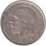 Монета. Великобритания. 1/2 кроны (2.5 шиллинга) 1928 год. 