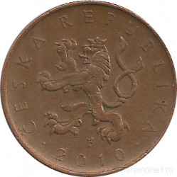 Монета. Чехия. 10 крон 2010 год.
