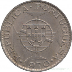 Монета. Мозамбик. 10 эскудо 1970 год.