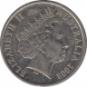 Монета. Австралия. 10 центов 2008 год. ав.