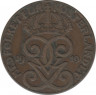 Монета. Швеция. 2 эре 1919 год ( бронза ). ав.