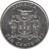 Монета. Ямайка. 10 центов 1993 год. ав.