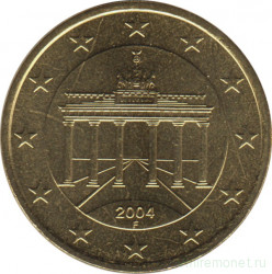 Монета. Германия. 50 центов 2004 год. (F).