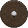  Монета. Дания. 2 эре 1931 год. ав.