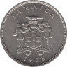 Монета. Ямайка. 25 центов 1975 год. ав.
