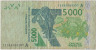 Банкнота. Западноафриканский экономический и валютный союз (ВСЕАО). Кот-д'Ивуар. 5000 франков 2011 год. (А). Тип 116Aj. ав.