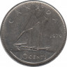 Монета. Канада. 10 центов 1979 год. ав.