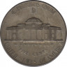 Монета. США. 5 центов 1945 год. Монетный двор D. рев.