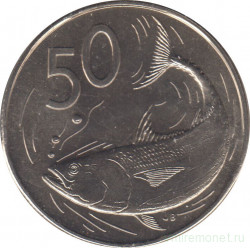 Монета. Острова Кука. 50 центов 1974 год.