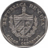 Монета. Куба. 5 сентаво 1998 год (конвертируемый песо). ав.