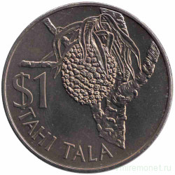 Монета. Токелау. 1 доллар 1978 год. 
