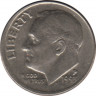 Монета. США. 10 центов 1993 год. Монетный двор P. ав.