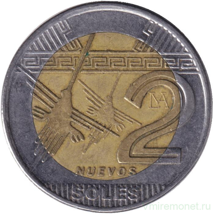Монета. Перу. 2 соля 2010 год.