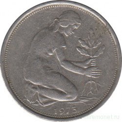 Монета. ФРГ. 50 пфеннигов 1973 год. Монетный двор - Гамбург (J).