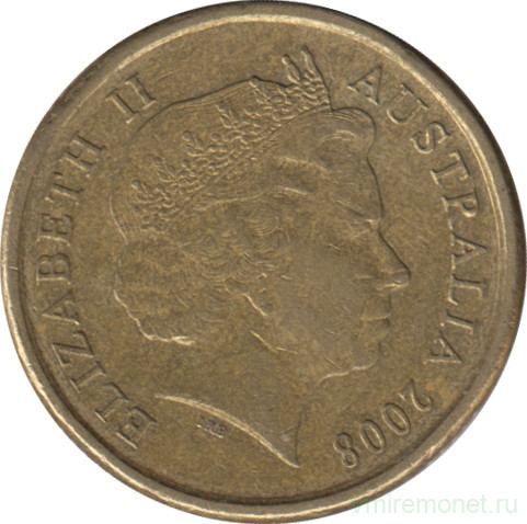Монета. Австралия. 2 доллара 2008 год.
