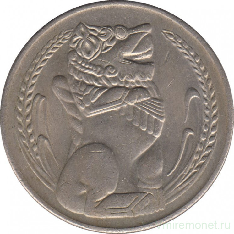 Монета. Сингапур. 1 доллар 1969 год.