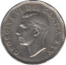 Монета. Канада. 5 центов 1948 год. рев.